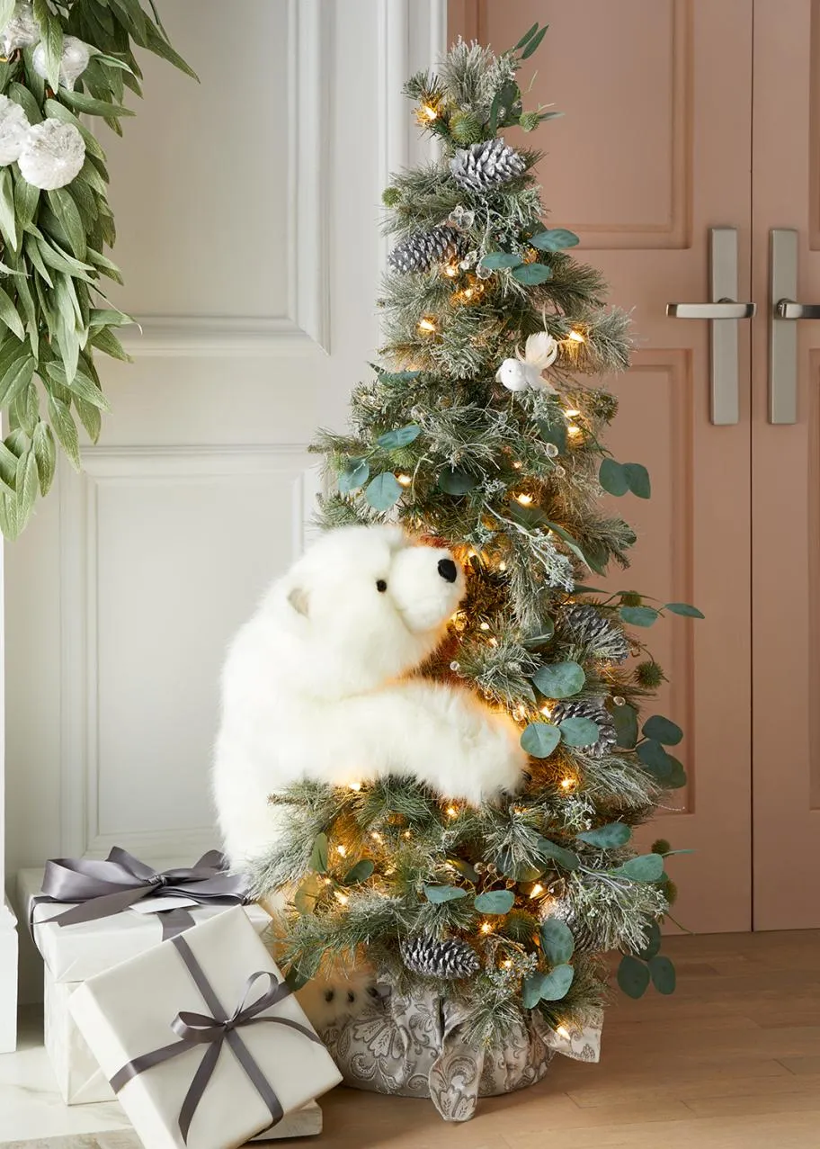 Ditz Designs By The Hen House Crystal White Tree with Polar Bears - Bergdorf Goodman