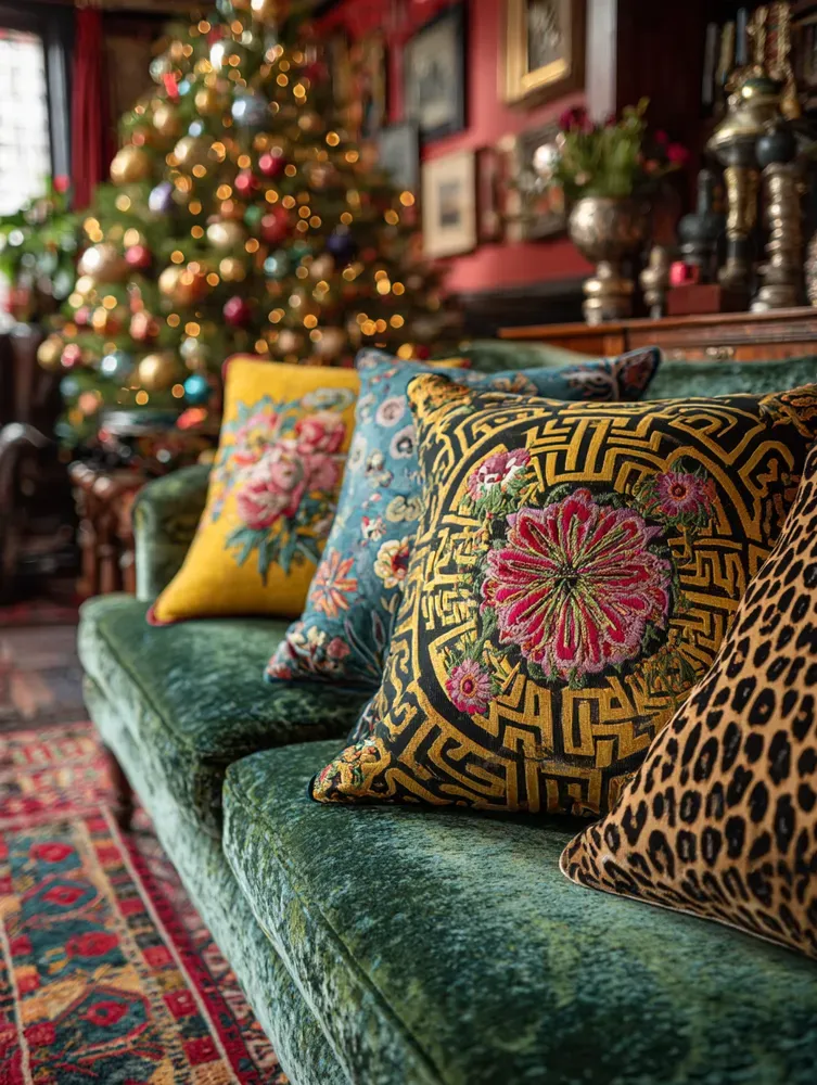 ✨ Dive into Delight! Unexpected Textures for a Glam Maximalist Christmas! 🌟