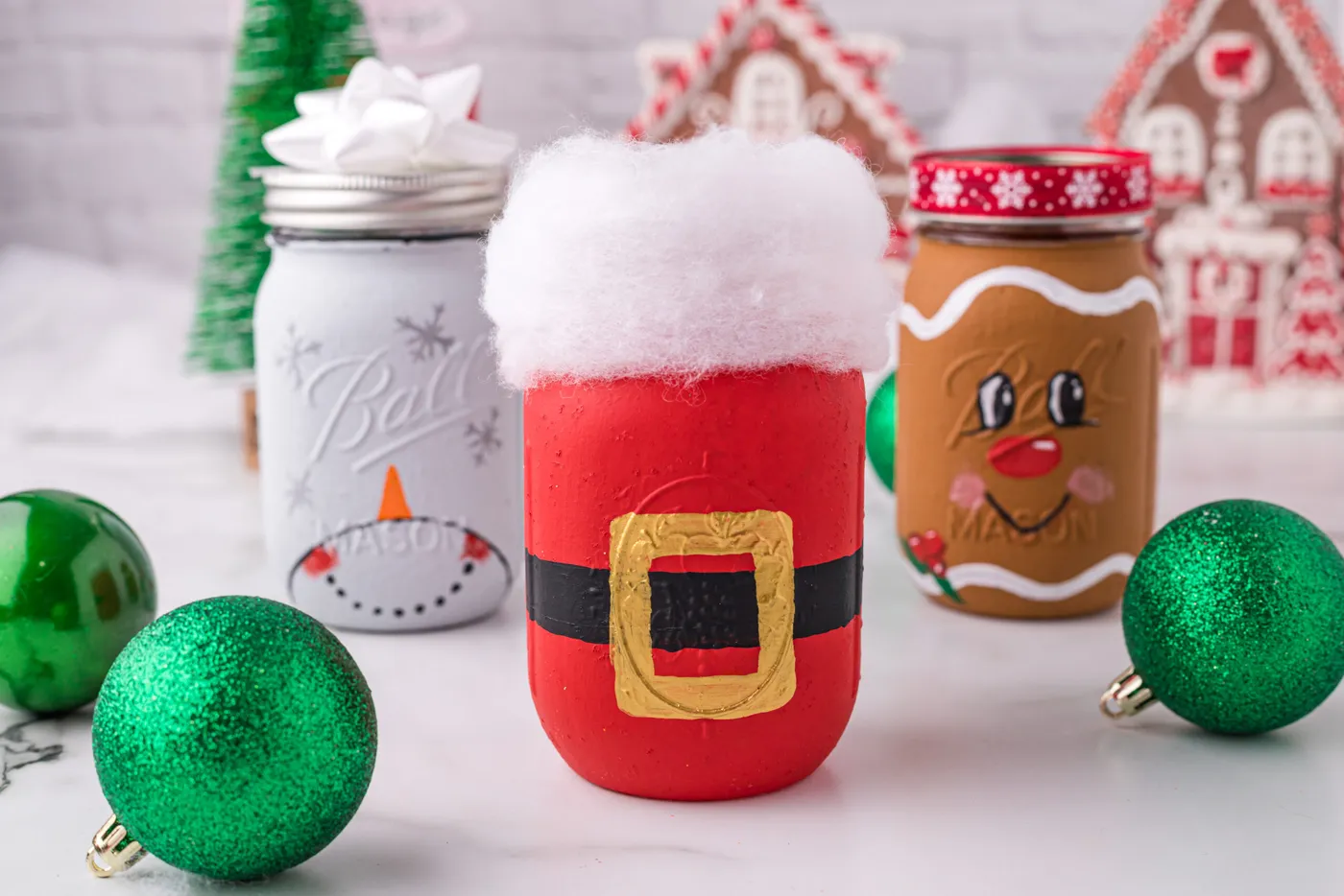 DIY Christmas Mason Jars - Hip Mama's Place