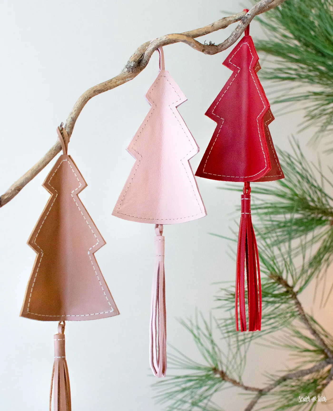 DIY Christmas Tree Decorations | Scratch and Stitch