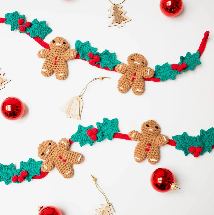DIY Crochet Kit - Christmas Garland - 8719874833769