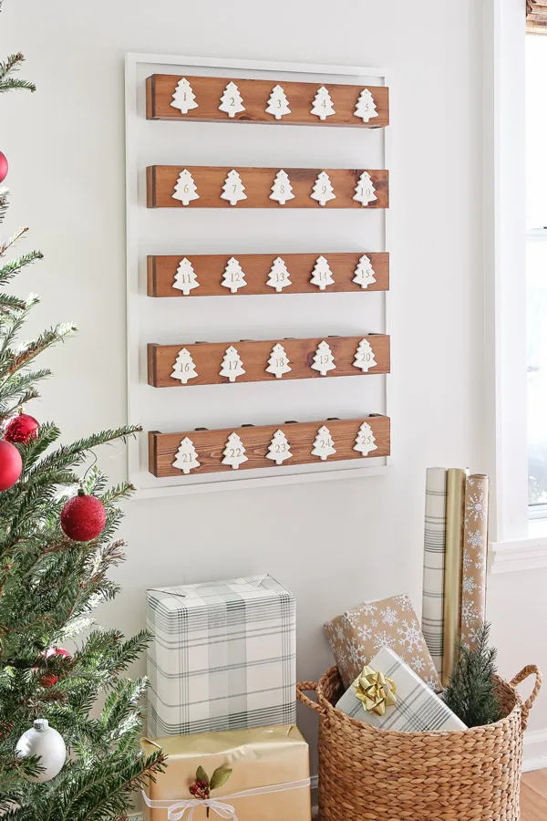 Diy Holiday Advent Calendars Wooden DIY Advent Calendar Angela Marie Made