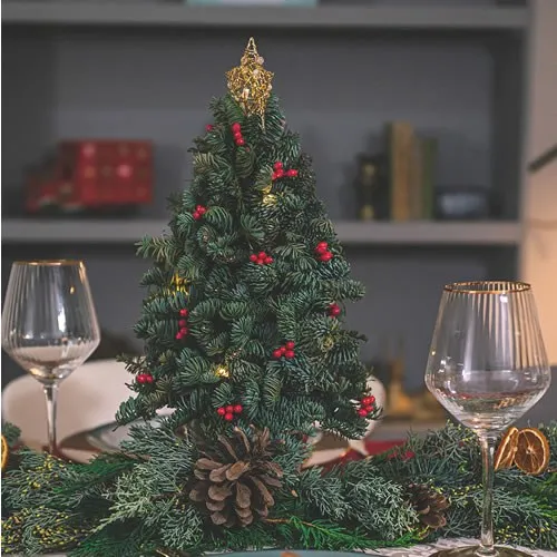 DIY Kit Mini Spruce Xmas Tree | DIY Xmas Floral, Craft & Flower Arrangement  Kits UK