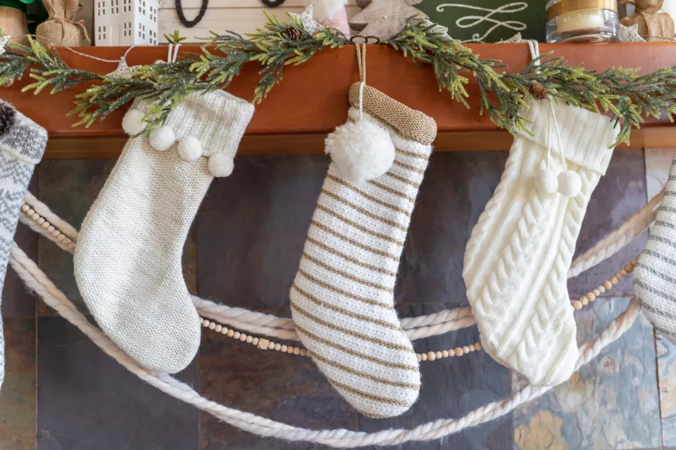DIY Stockings For Your Mantle
