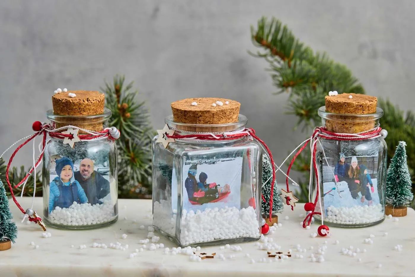 DIY Upcycled Jar Photo Snow Globe Decoration - A Magical, Memory-Filled  Christmas Craft - mommychristmas.com