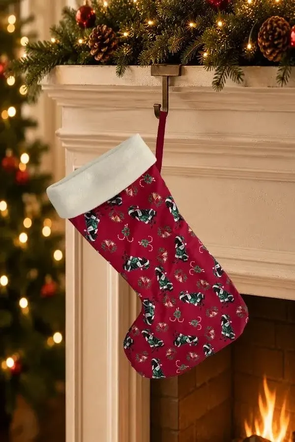 Doberman Christmas Stocking - Beau Designs