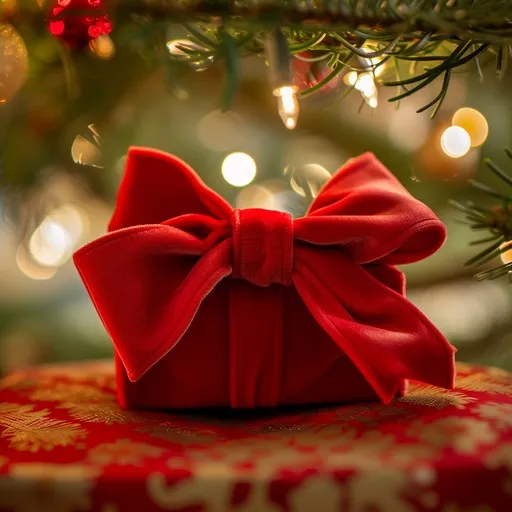 Download Festive Gift Elegance Image - Gift, Christmas, Bow | StockCake
