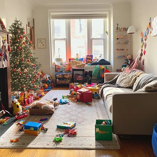 Download Festive mess indoors Image - Holiday, Toys, Christmas | StockCake