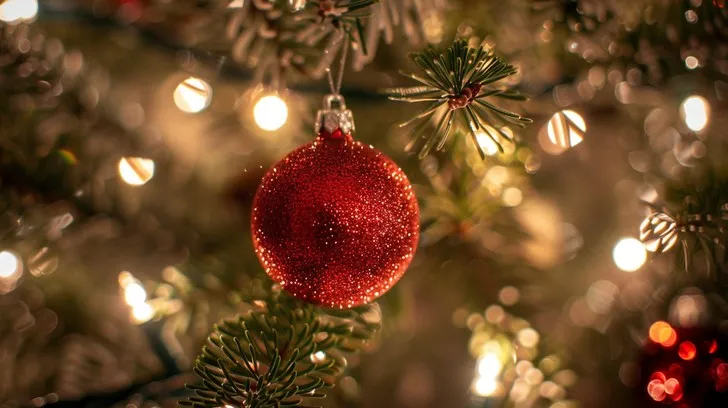 Download Festive Ornament Display Image - Christmas, Ornament, Red | StockCake