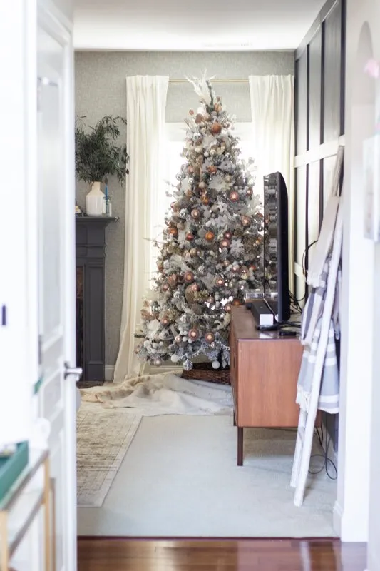 Dreamy Flocked Christmas Tree - Love Your Abode