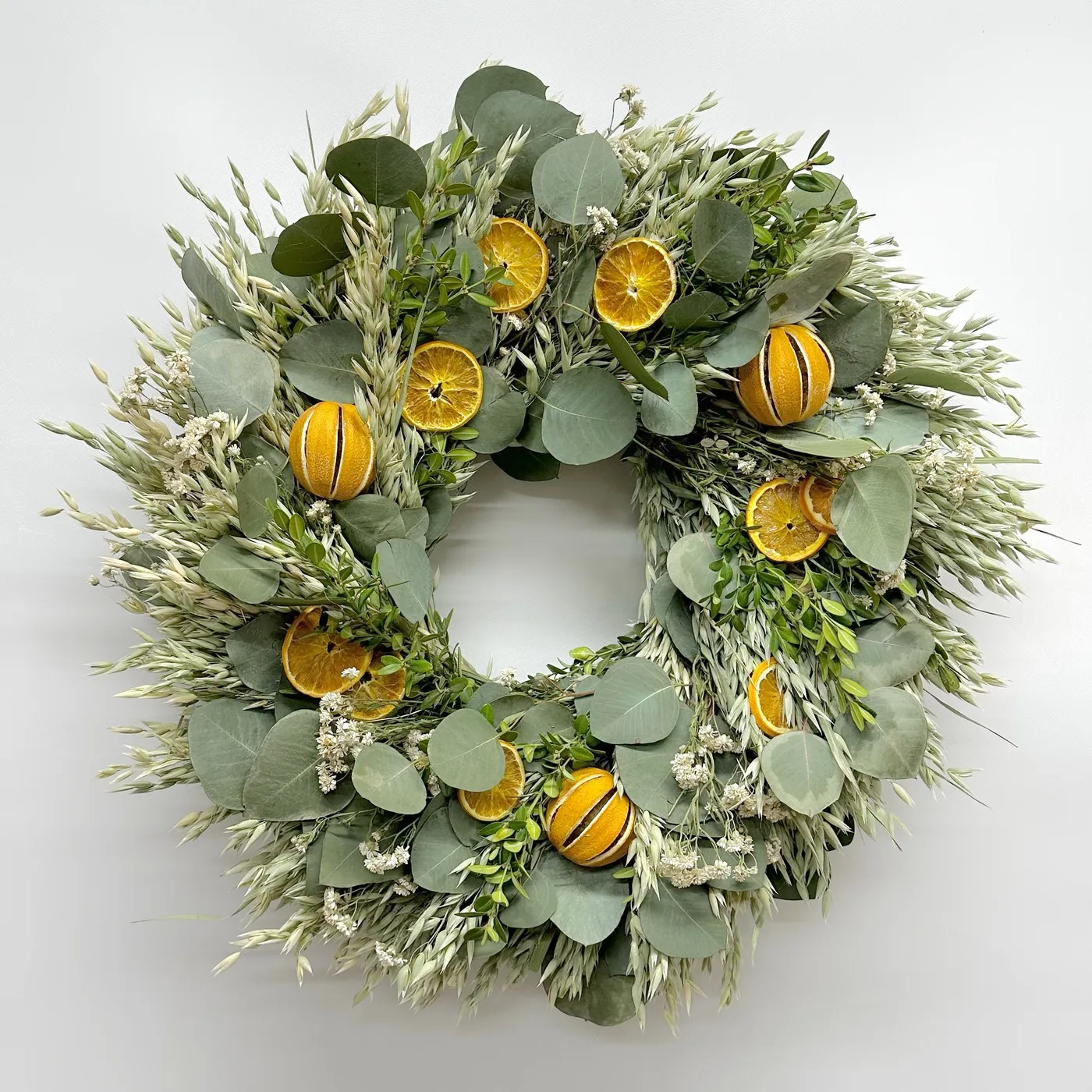 Dried Coastal Citrus Wreath – VanCortlandt Farms
