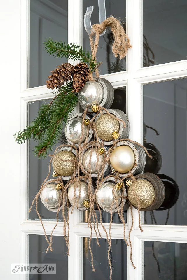 Easy Christmas Door Decor for a Festive Home - Mod Podge Rocks