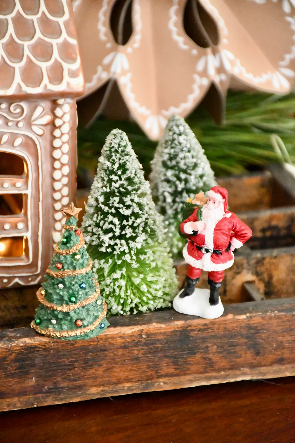 Easy gingerbread holiday sweets buffet