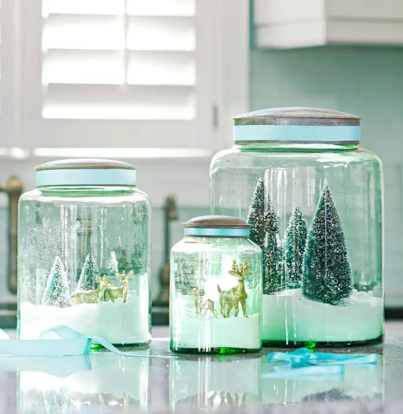 Easy Holiday Decorating with Glass