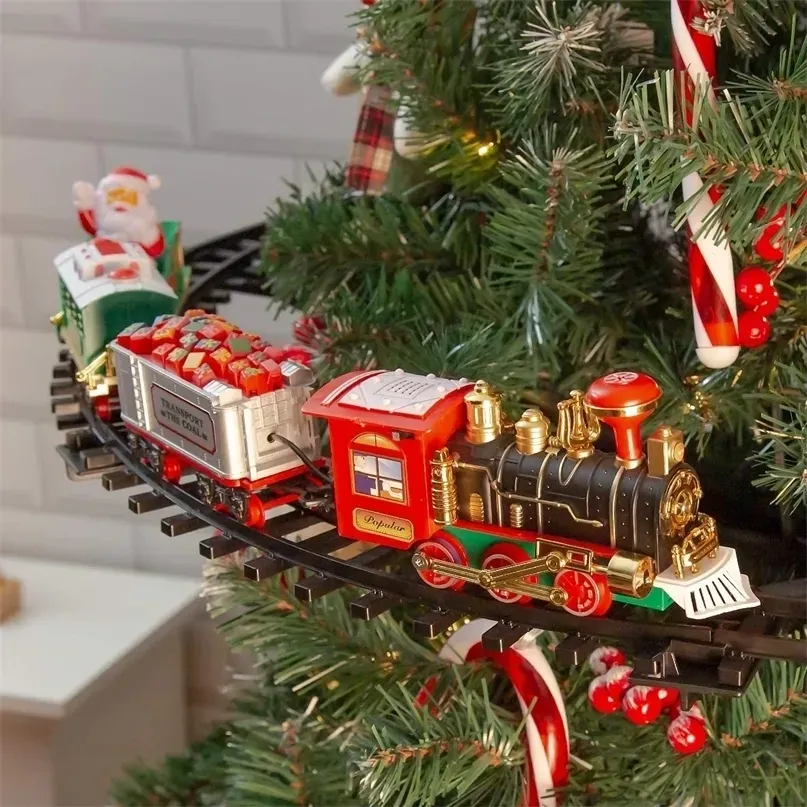 Electric Christmas Train Set Christmas Train Set: Electric,  Battery-Powered, Desktop Display