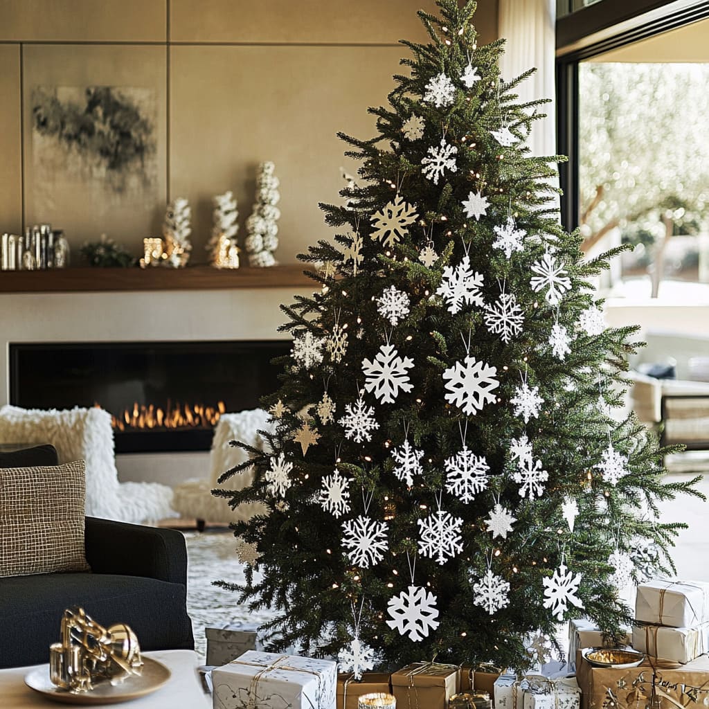 Elegant Christmas Tree Decorating Ideas for a Fresh, Modern Holiday Look |  Fancy House Design