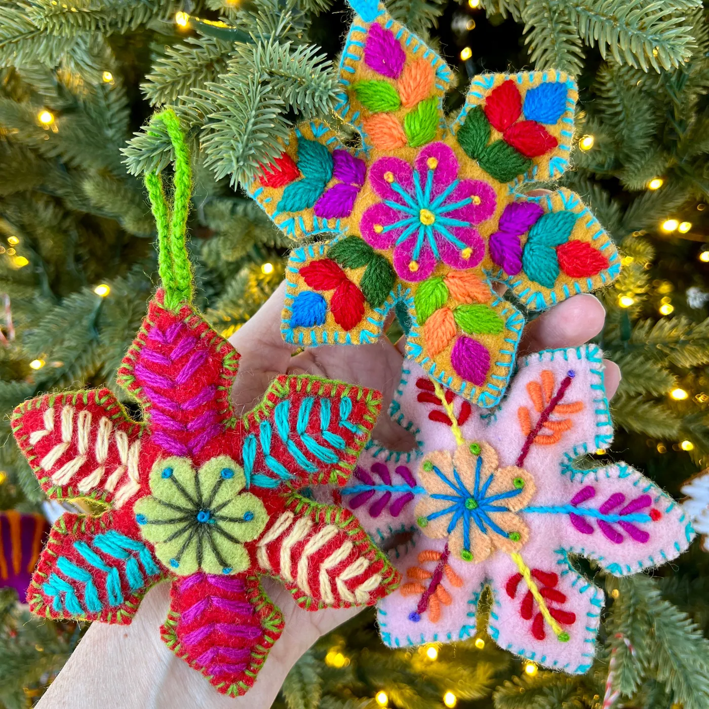 Embroidered Wool Ornaments | Ornaments 4 Orphans®