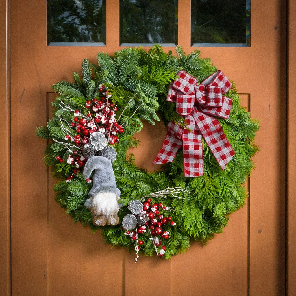 Experience the Beauty of Live Holiday Wreaths: Real, Natural, and Fest – Lynch Creek Farm