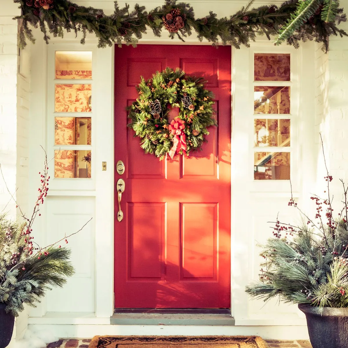 Expert guide to decorating your front door for Christmas | Devon Live