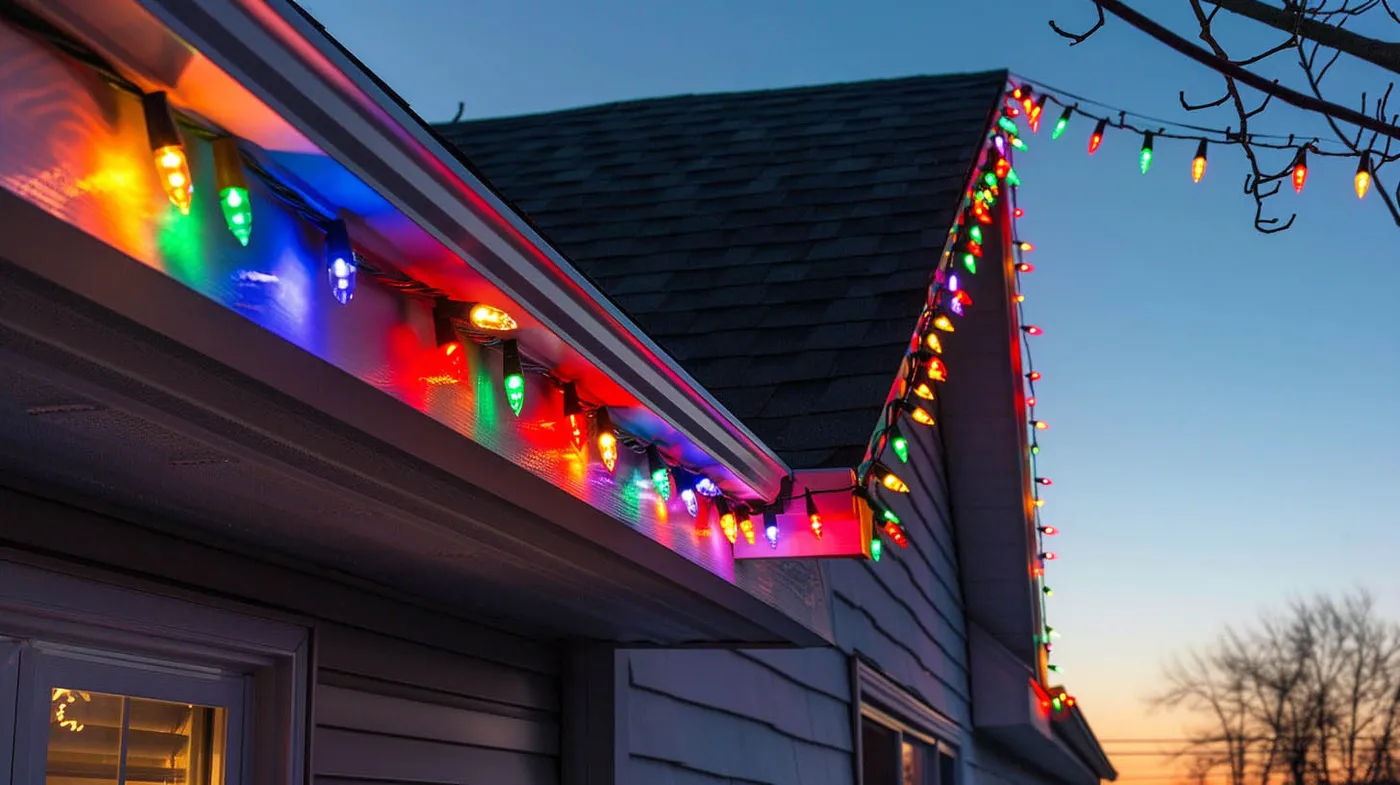 Expert Tips for Safely Hanging Christmas Lights on Your Shingle Roof -  Rhino Roofer