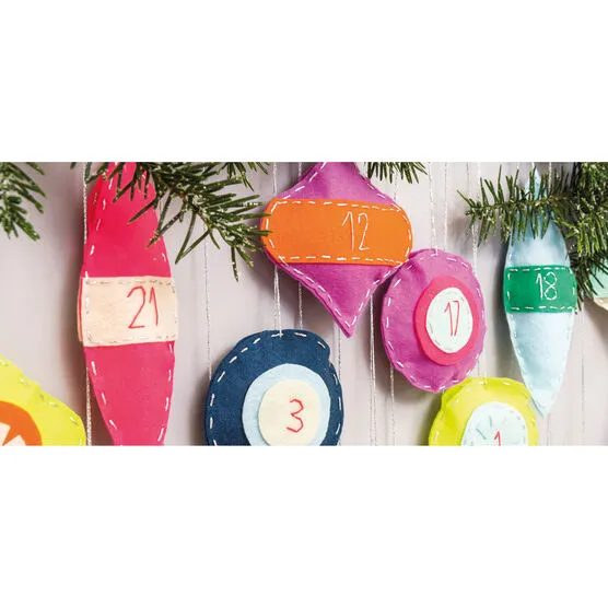 Felt bauble advent calendar kit | Art & Crafts | Tate Shop | Tate