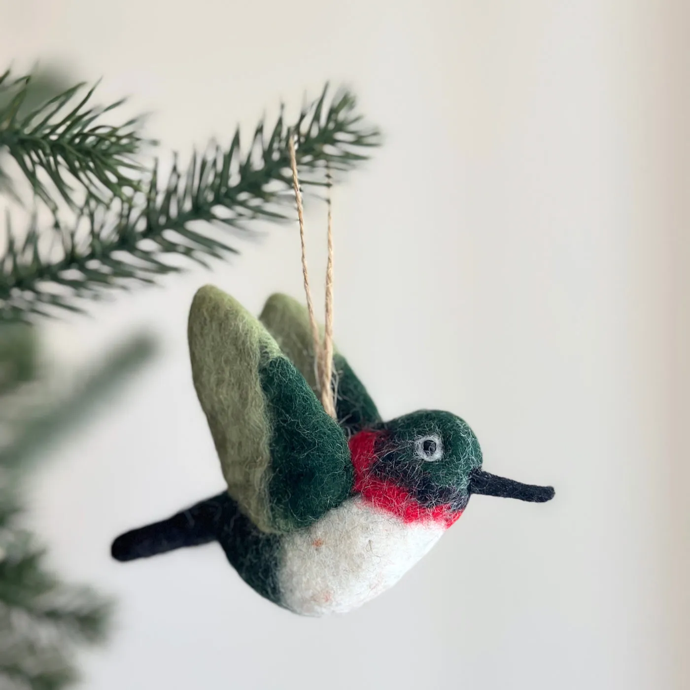 Felt Bird Ornament - Birds of America – Ganapati Crafts Co.