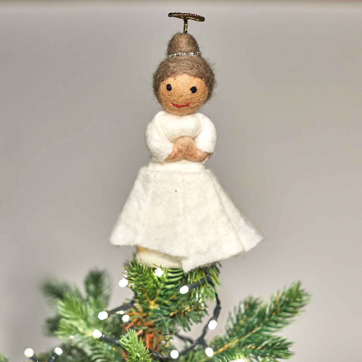 Felt Christmas Angel Tree Topper – Angela Reed