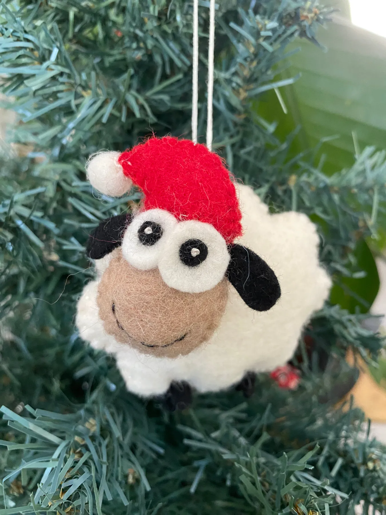 Felt Christmas Sheep Tree Ornament – Handcrafted Fair Trade Holiday De -  Uplift Fair Trade