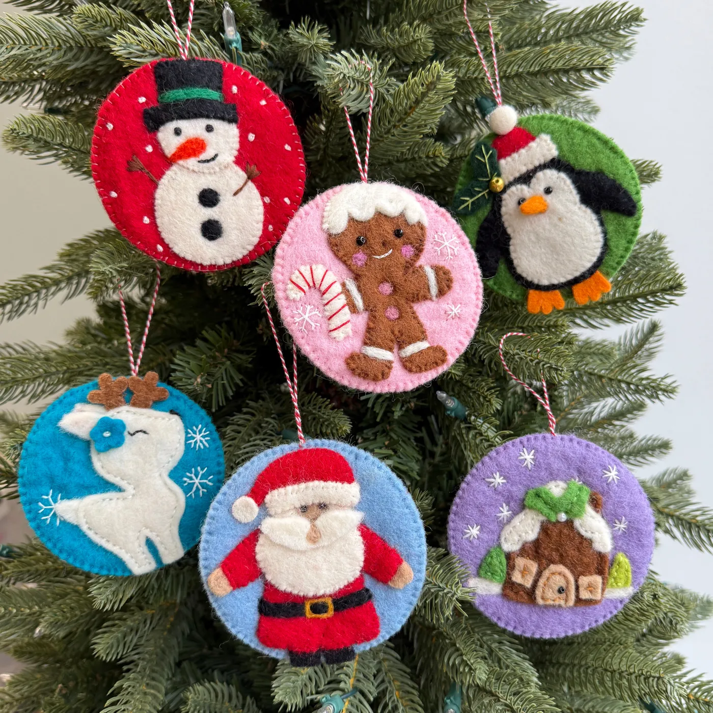 Felt Circle Christmas Ornament Bundle | Holiday Gifts That Give Back | Ornaments 4 Orphans®