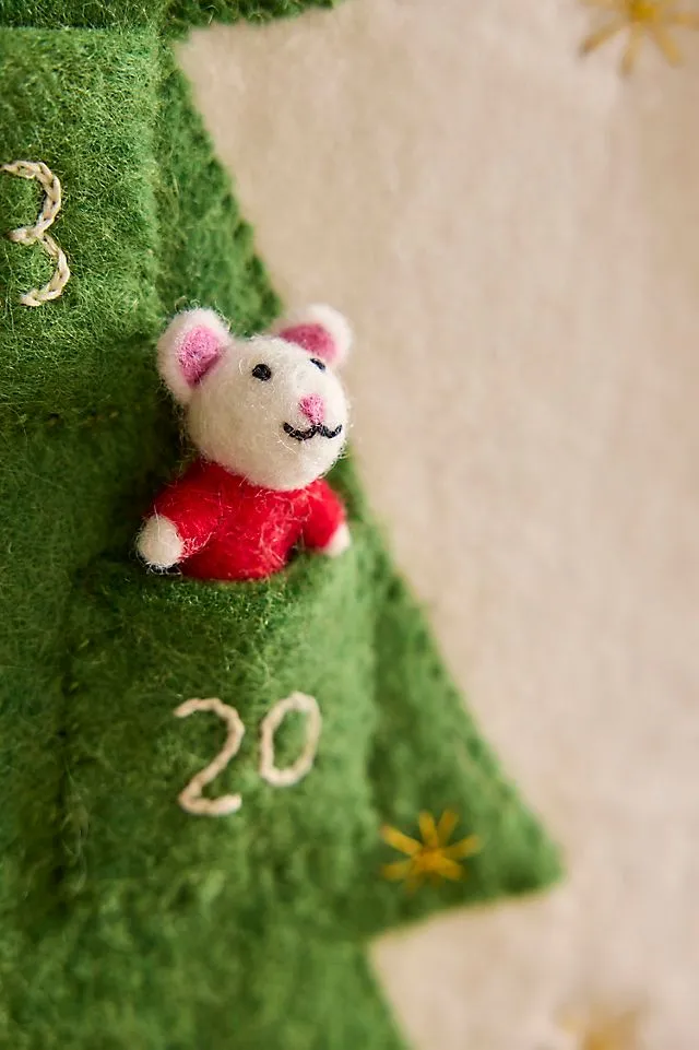 Felt Critter Advent Wall Calendar | Terrain