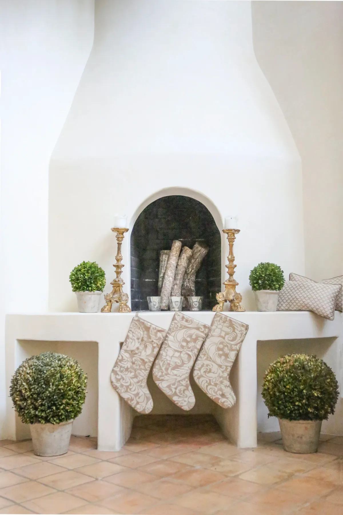 FORTUNY FABRIC CHRISTMAS STOCKINGS — Splendor Collections