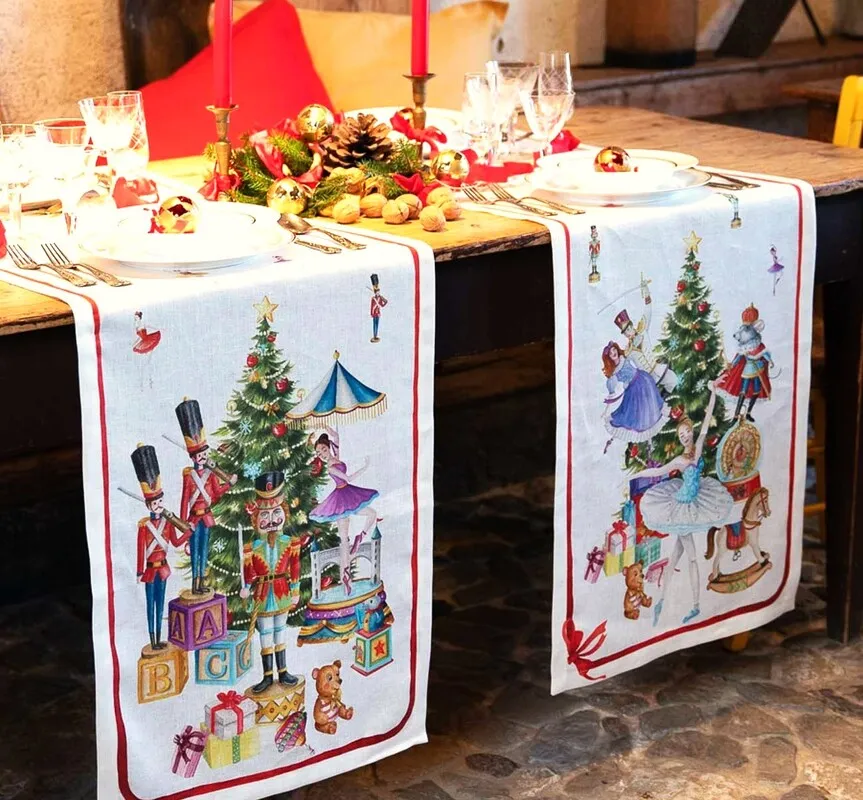 French Provence Jacquard Tapestry Table Runners, Decorative table accent and center piece, French jacquard place mats