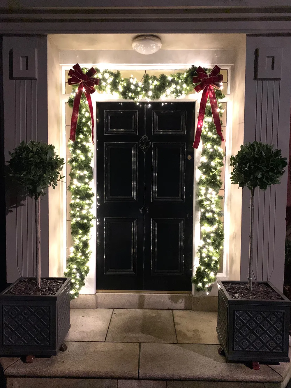 Front Door Christmas Swags Uk Extra Dense 'Easy Drape' Garlands 25cm Width Christmas Garlands