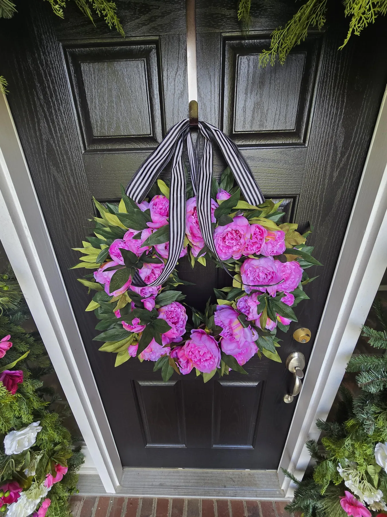 Front Door Summer Wreath, Pink Peony Wreath for Door, Summer Peony Wreath SALE, Front Door Wreaths, Summer Wreath for Front Door
