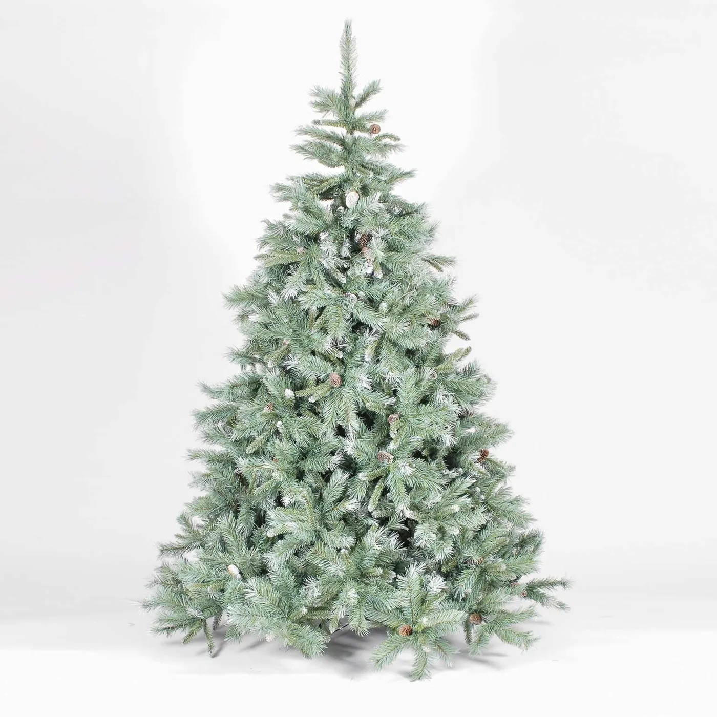 Frosted Emerald Fir Blue-Green Artificial Christmas Tree – Christmas Trees  and Lights