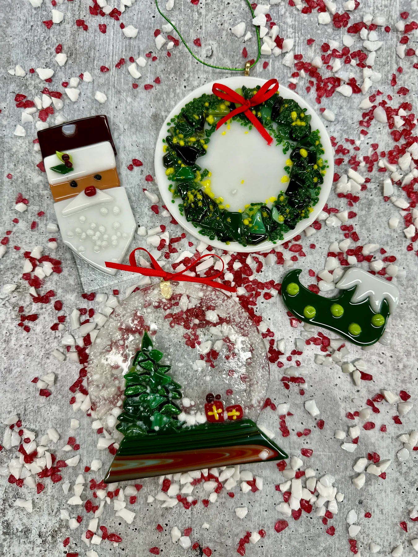 Fused Glass Ornaments | Art at the Bodega