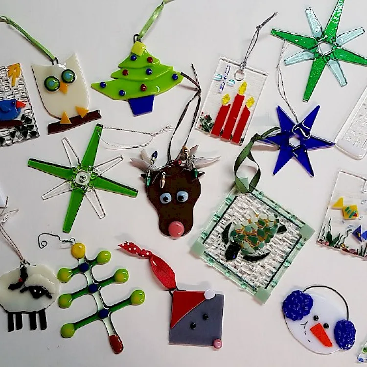 Fused Glass Snowflakes | Visual Arts | Katonah Art Center