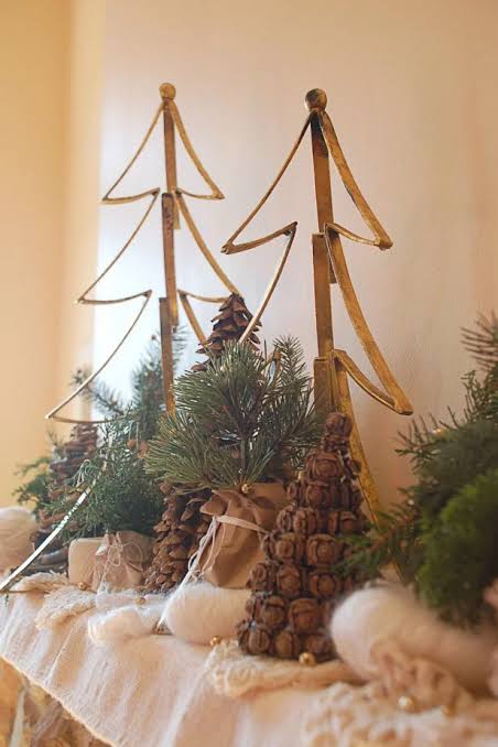 Garden Inspired Holiday Mantles | HGTV