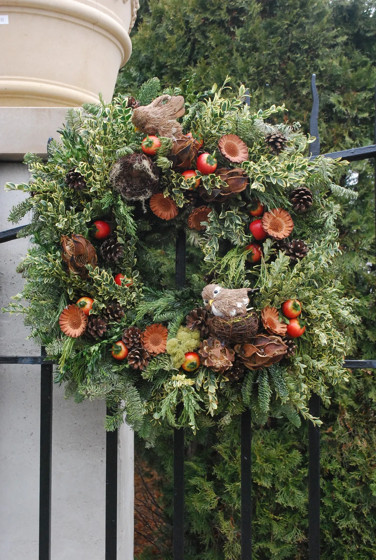 gardener's holiday wreath | Deborah Silver & Co.