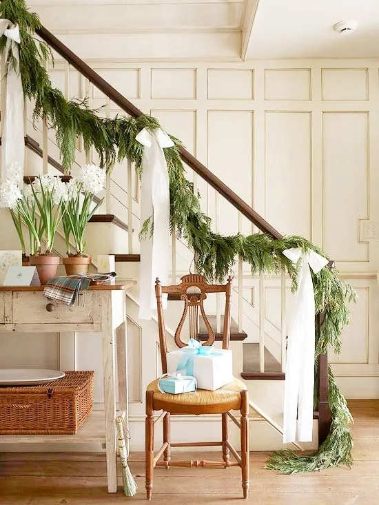 Garlands On Banisters - Designer Picks | Foter