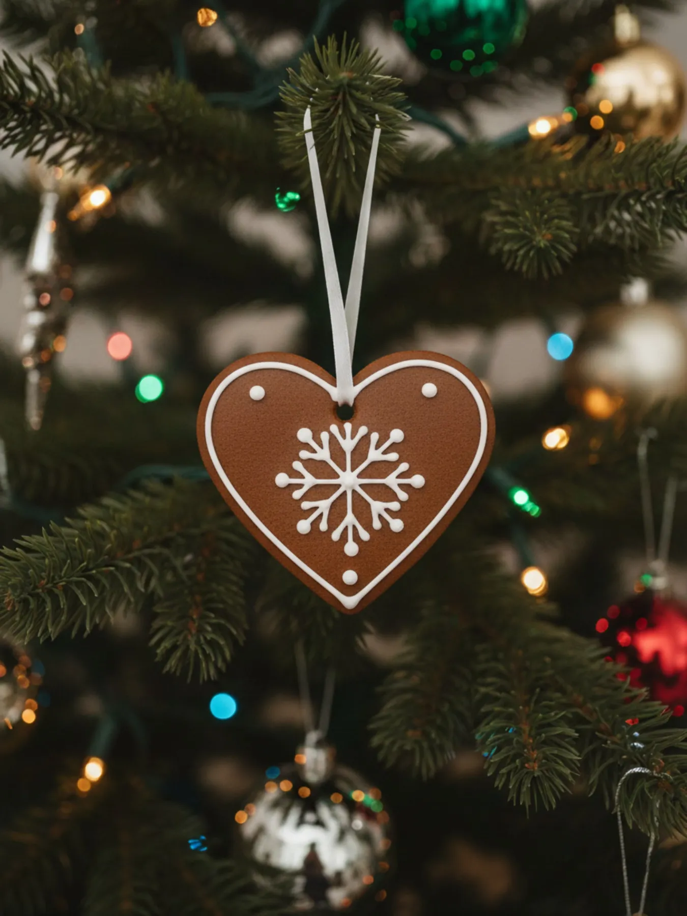 Gingerbread Tree Decoration Heart 15g | Woletz – Dreyer Confiserie