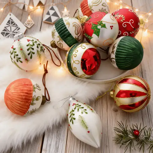 glass ornaments sold on Temu United States