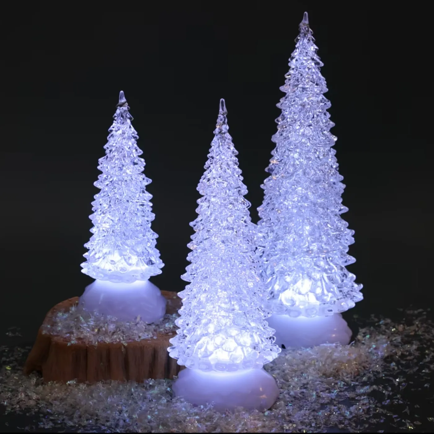 Glitter Motion LED Christmas Tree (Small) | The Old Town Shop