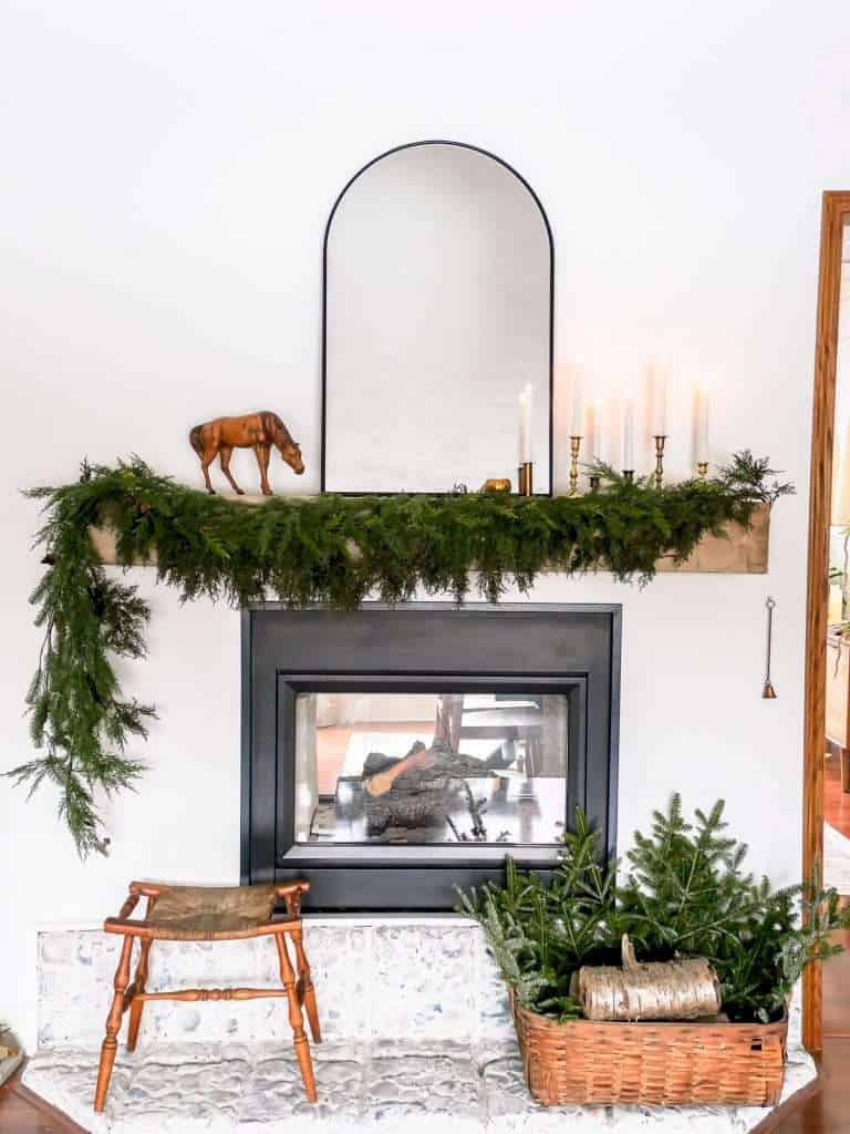 Gorgeous Winter Mantel Decorating Ideas Story - A Blissful Nest