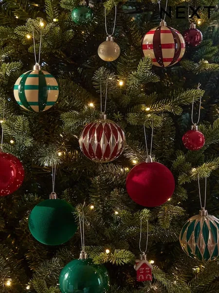 Green Christmas Decorations | Next Official Site