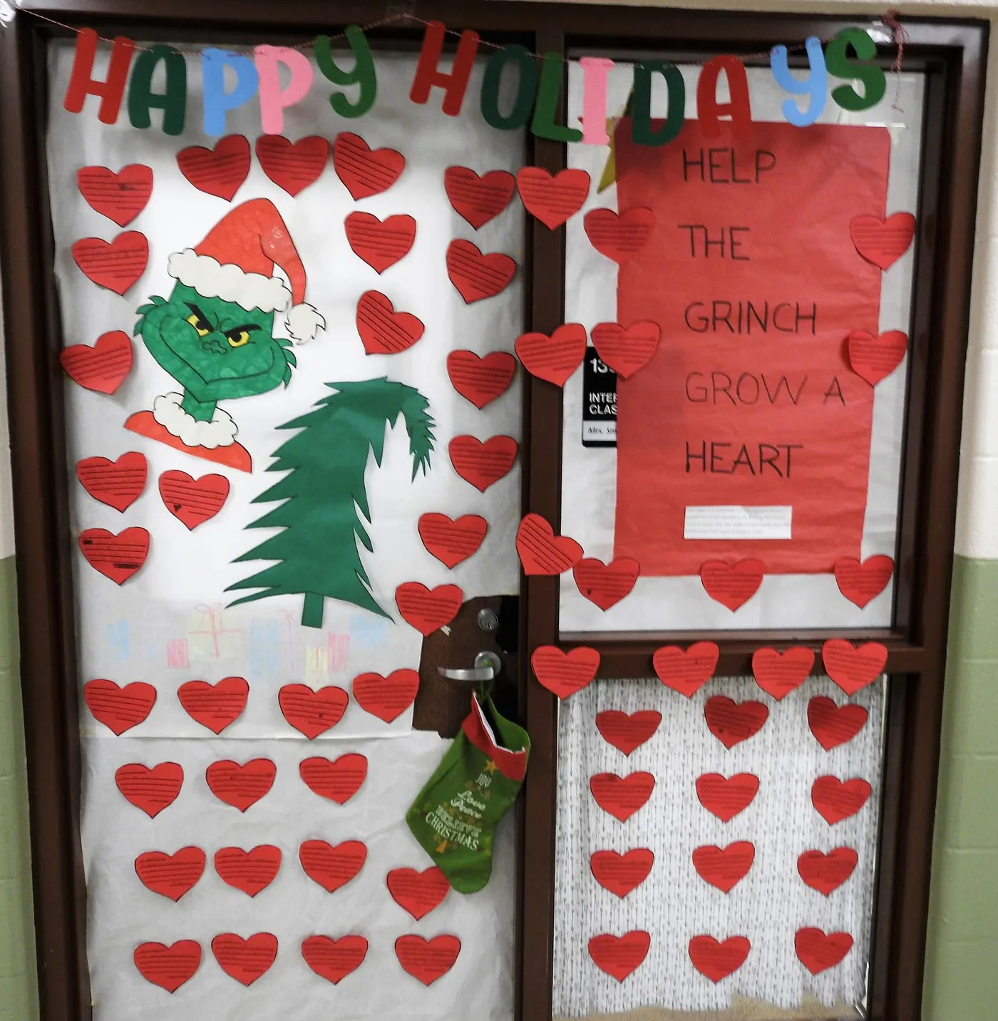 Hallways become a winter wonderland
