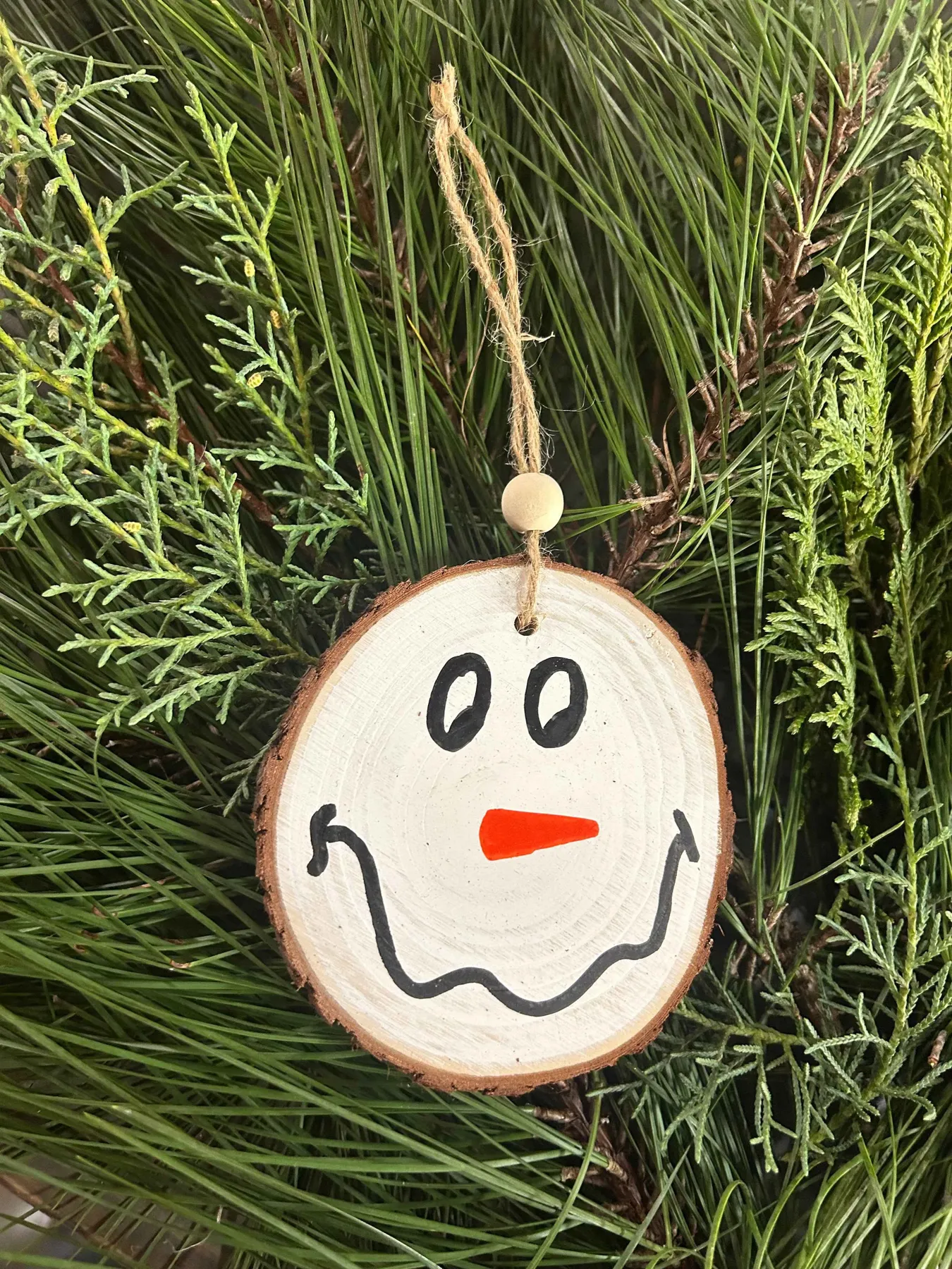Hand-Painted Wood Ornaments - Christmas, Weddings & Gifts