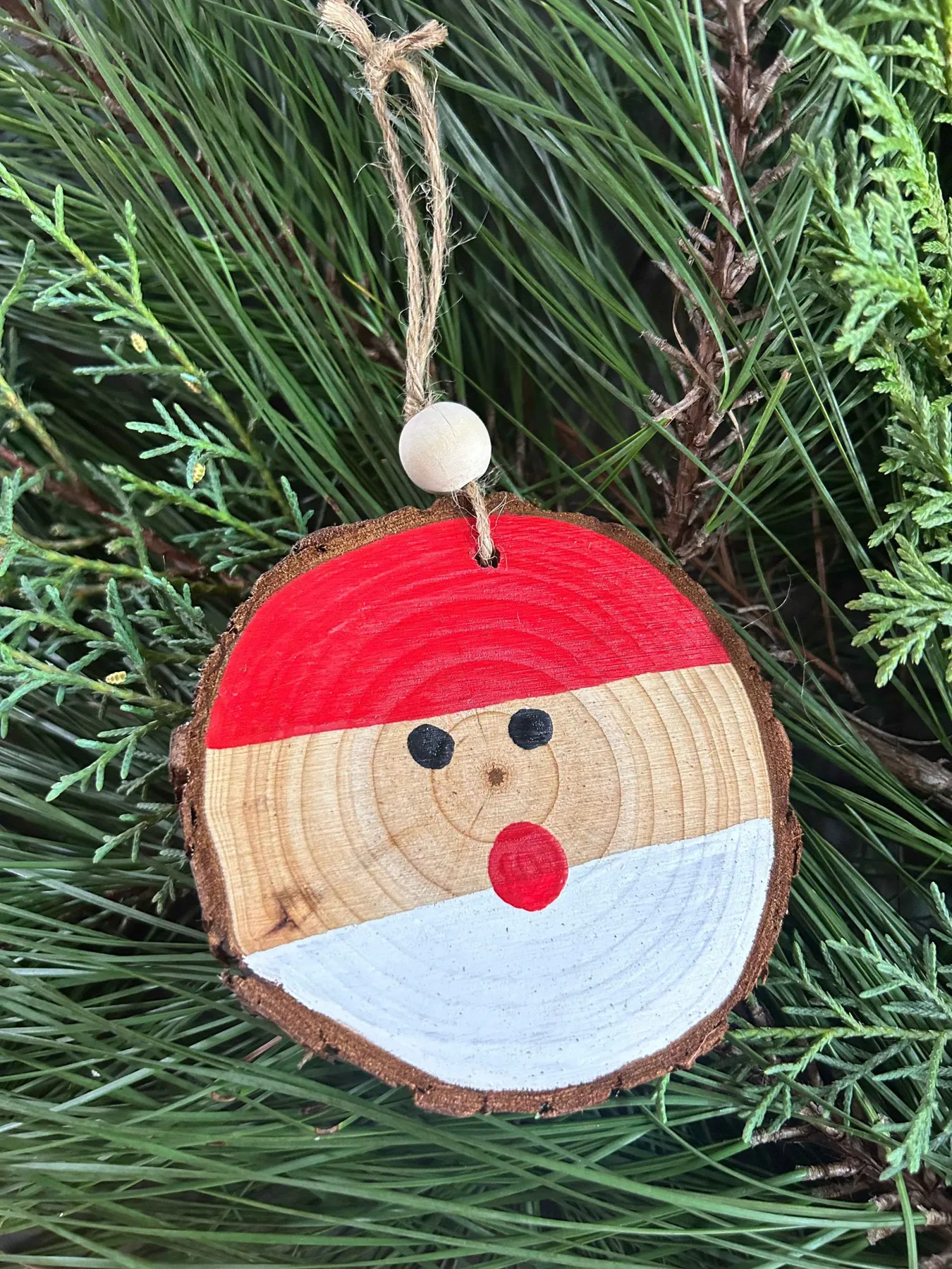 Hand-Painted Wood Ornaments - Christmas, Weddings & Gifts