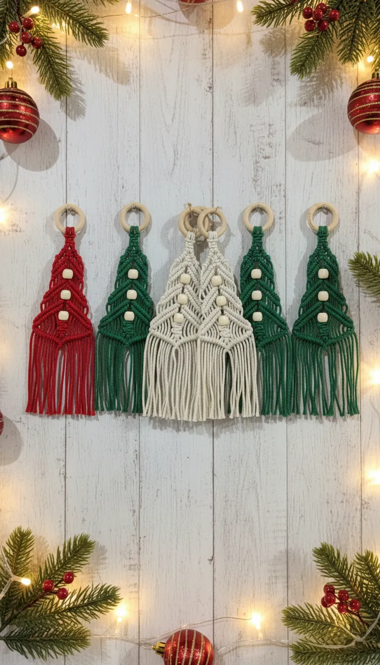 Handcrafted Macramé Christmas Tree Ornaments | Festive Décor – ProKnots