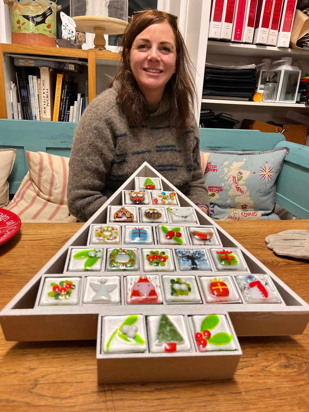 Handmade Glass Advent Calendar: 1-day Glass Making Course | Cheshire School of Glass